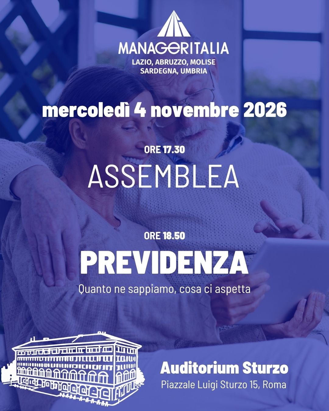 immagine copertina di Assemblea Lazio, Abruzzo, Molise, Sardegna e Umbria